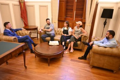 G&aacute;ldar, protagonista en el rodaje de &lsquo;Weiss &amp; Morales&rsquo;