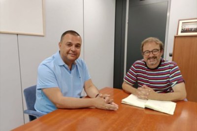 Gu&iacute;a: El Alcalde ha visitado al consejero de Medio Ambiente, Clima, Energ&iacute;a y Conocimiento del Cabildo de Gran Canaria, Ra&uacute;l Garc&iacute;a Brink