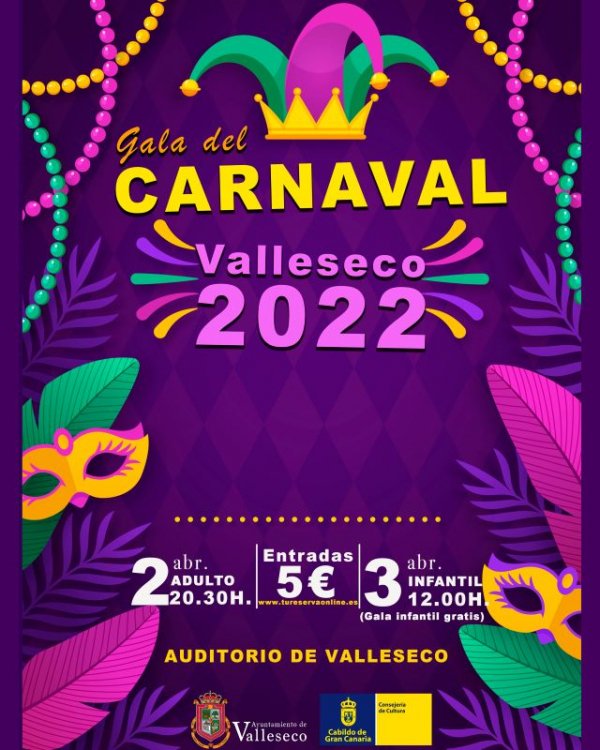 Fin de semana carnavalero en Valleseco (Vídeo)