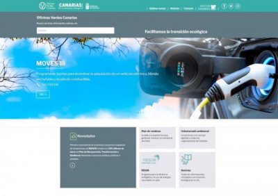 Oficinas Verdes de Canarias estrena una web que re&uacute;ne toda la informaci&oacute;n sobre transici&oacute;n ecol&oacute;gica