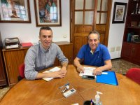 El alcalde de La Aldea de San Nicolás se reúne con el presidente de Foro Roque Aldeano para valorar la situación de la carretera Agaete-El Risco