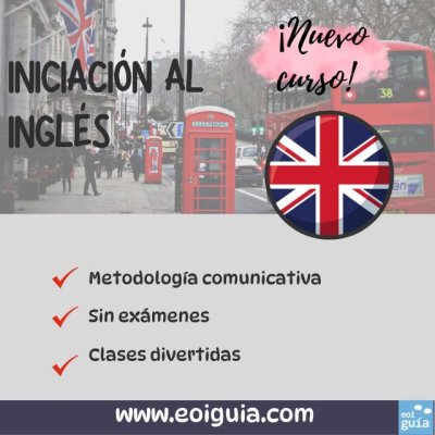 La Escuela de Idiomas de Santa Mar&iacute;a de Gu&iacute;a oferta un nuevo curso de Iniciaci&oacute;n al Ingl&eacute;s