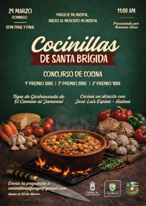 Santa Br&iacute;gida busca al mejor &ldquo;cocinillas&rdquo; del municipio