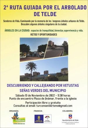 Turcón vuelve con una Segunda Ruta guiada por el Arbolado urbano de Jinámar