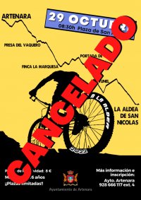 Artenara: La &#039;Bajada a La Aldea&#039; ha sido cancelada hasta el próximo año