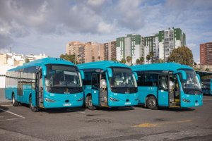 El Cabildo sigue incrementando la flota del transporte público interurbano de Gran Canaria que suma 7 vehículos más