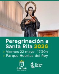 G&aacute;ldar peregrina a Anzof&eacute; este viernes con motivo de la festividad de Santa Rita