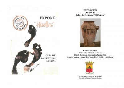 La muestra ‘Huellas’, del taller de cerámica El Cuarto, se expondrá en la Casa de la Cultura de Arucas
