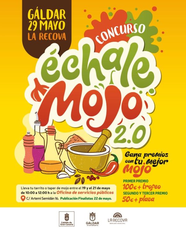 Gáldar: La Recova vuelve a llenarse de sabor el 29 de mayo con el concurso ‘Échale mojo 2.0’
