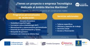 Se lanza la segunda edici&oacute;n de los programas de aceleraci&oacute;n para emprendedores y startups tecnol&oacute;gicas de los &aacute;mbitos marino mar&iacute;timo