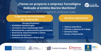 Se lanza la segunda edici&oacute;n de los programas de aceleraci&oacute;n para emprendedores y startups tecnol&oacute;gicas de los &aacute;mbitos marino mar&iacute;timo