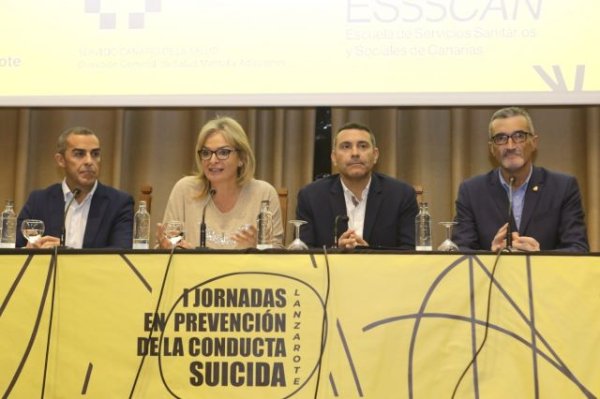 ESSSCAN y Cabildo de Lanzarote reúnen a 350 profesionales para debatir sobre la prevención de la conducta suicida