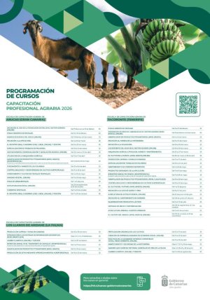 El Gobierno oferta m&aacute;s de medio centenar de cursos gratuitos en las Escuelas de Capacitaci&oacute;n Agraria en 2026