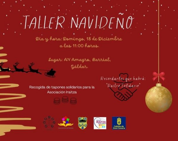 Gáldar: AES Tagoror Ajei les invita un año más al taller navideño