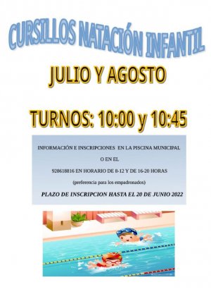 Valleseco lanza el verano nataci&oacute;n beb&eacute;s