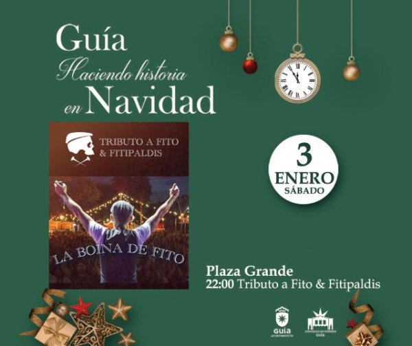 &lsquo;La Boina de Fito&rsquo;, un tributo a Fito &amp; Fitipaldis ma&ntilde;ana s&aacute;bado en Gu&iacute;a