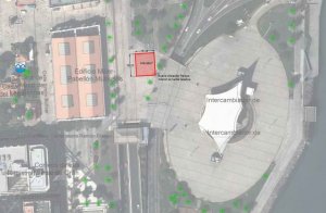 El Ayuntamiento traslada el parque infantil de Santa Catalina a la trasera del edificio Miller por el avance de la obra de la MetroGuagua