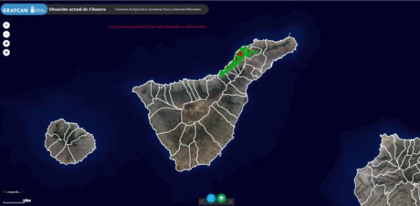 El Gobierno publica un mapa con la evolución en tiempo real de las prospecciones para el control de la filoxera