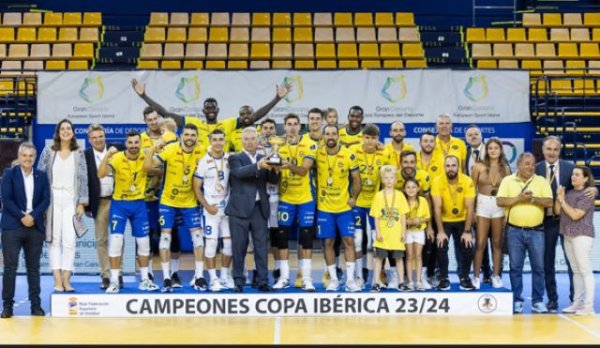 Voleibol: El CV Guaguas se proclama campeón de la Copa Ibérica 2023