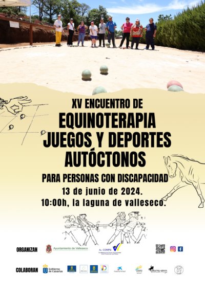 Valleseco vivirá un nuevo encuentro de Equinoterapia, Juegos y Deportes Autóctonos para personas con discapacidad de la isla