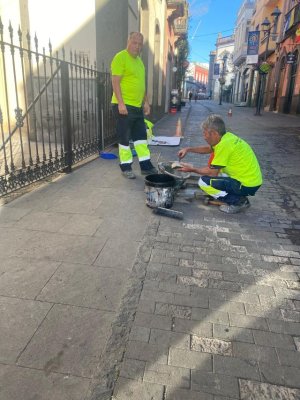El Ayuntamiento de Arucas continúa mejorando infraestructuras clave del municipio a través del Área de Vías y Obras