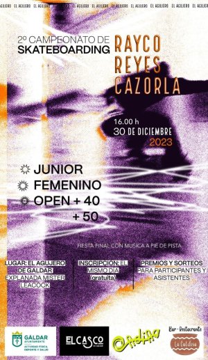 2&deg; Campeonato de Skateboarding en el Agujero de Galdar
