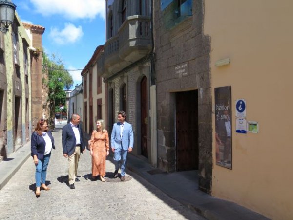 Turismo de Canarias y el Ayuntamiento de Santa María de Guía acometen la rehabilitación de su casco histórico