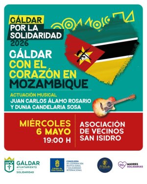 G&aacute;ldar organiza una gala solidaria en San Isidro para recaudar fondos para escuelas en Mozambique