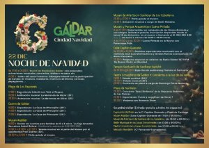 Gáldar ofrece este viernes una Noche de Navidad con una actividad desbordante y gratuita