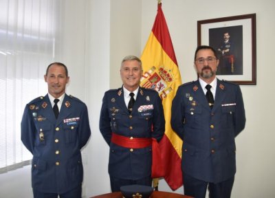 Comandante Don Pablo Antonio Pel&aacute;ez Garc&iacute;a toma posesi&oacute;n de la jefatura de la Escuadrilla de Circulaci&oacute;n A&eacute;rea Operativa de Las Palmas (ECAO)