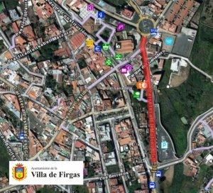 Villa de Firgas: Cierre puntual al tr&aacute;fico de la carretera GC30 el d&iacute;a 7 diciembre a partir de las 17.00 horas
