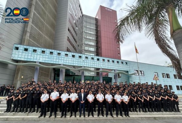 La Policía Nacional incorpora a 201 agentes en prácticas que reforzarán la seguridad en las Islas Canarias