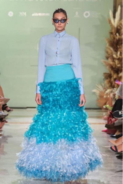 Los tejidos artesanos creados en la isla protagonistas de los desfiles de cierre de Bridal Collection Gran Canaria Moda C&aacute;lida