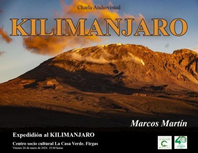 El 26 de enero Marcos Martín contará su viaje al Kilimanjaro en La Casa Verde de Firgas
