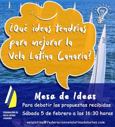 La Federaci&oacute;n de Vela Latina Canaria propone una mesa de ideas para mejorar la competici&oacute;n