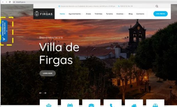 Villa de Firgas: Nuevo servicio que hace posible cumplir con las especificaciones y estándares de la W3C