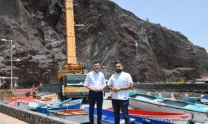 Gáldar: Avanza en la playa de Sardina la mayor inversión en la seguridad de los taludes en las últimas dos décadas