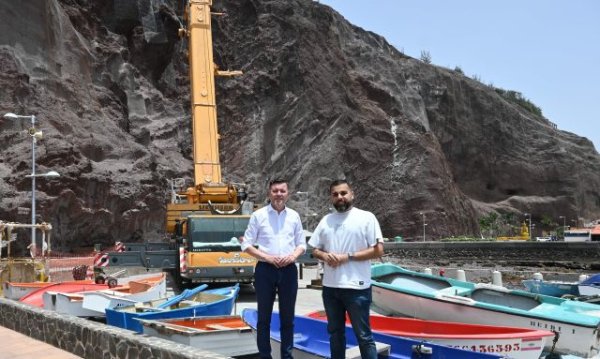 Gáldar: Avanza en la playa de Sardina la mayor inversión en la seguridad de los taludes en las últimas dos décadas