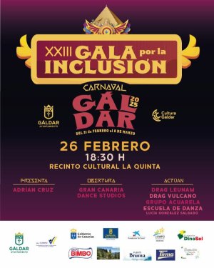 G&aacute;ldar: &lsquo;El Antiguo Egipto&rsquo; contin&uacute;a de mi&eacute;rcoles a viernes con la XXIII Gala por la Inclusi&oacute;n, el Carnaval escolar y un espect&aacute;culo de Alba P&eacute;rez