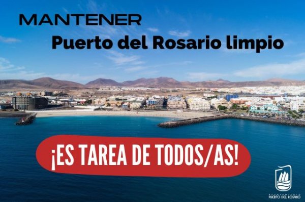 Fuerteventura: Mantener Puerto del Rosario limpio es tarea de todos/as