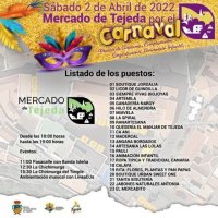 Pr&oacute;ximo s&aacute;bado 2 de abril, Mercado de Tejeda por el Carnaval