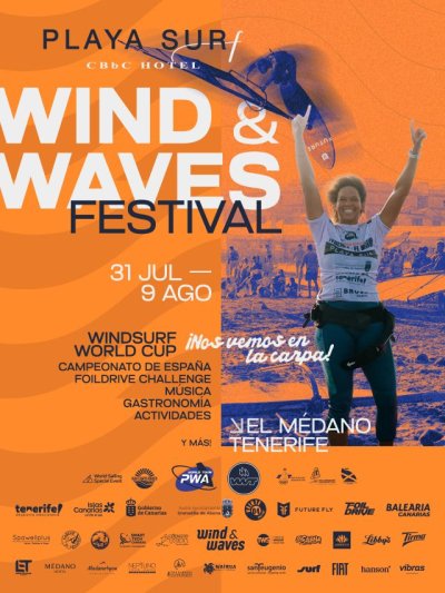Tenerife: El Wind&Waves Festival regresa a El Médano con la élite mundial del windsurf y un amplio programa de actividades