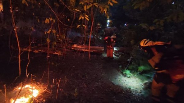 Actualización de la situación del incendio forestal de Tenerife