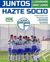 Tejeda: Campa&ntilde;a del CD Tejeda 'Juntos llegamos m&aacute;s lejos, Hazte Socio'
