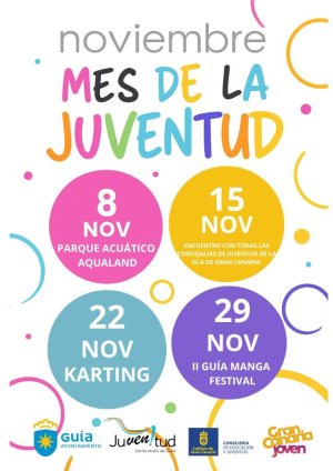 Gu&iacute;a: El Mes de la Juventud arranca con una salida a Aqualand este s&aacute;bado 8 de noviembre