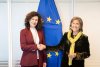 Matilde Asi&aacute;n firma un convenio con la CE para culminar el trabajo de concertaci&oacute;n de fondos en el marco del MAC