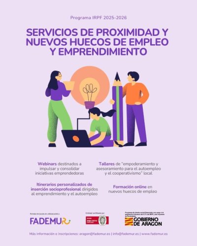 FADEMUR Arag&oacute;n presenta su programa para fomentar el empleo y emprendimiento rural