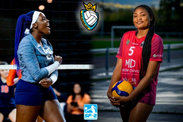 Voleibol femenino: Schèrine Dahoue y Arielle Olomo dos refuerzos internacionales para la plantilla del Guía CDV Universidad Fernando Pessoa Canarias.