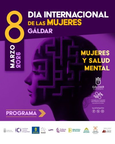 G&aacute;ldar celebra el D&iacute;a Internacional de las Mujeres 2026 con un amplio programa bajo el lema &lsquo;Mujeres y Salud Mental&rsquo;