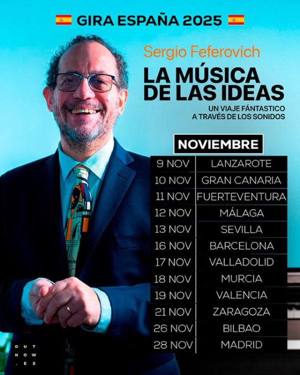 Tras el rotundo éxito en Lanzarote, la gira del maestro Sergio Feferovich sigue su ruta imparable por Canarias y la Península
